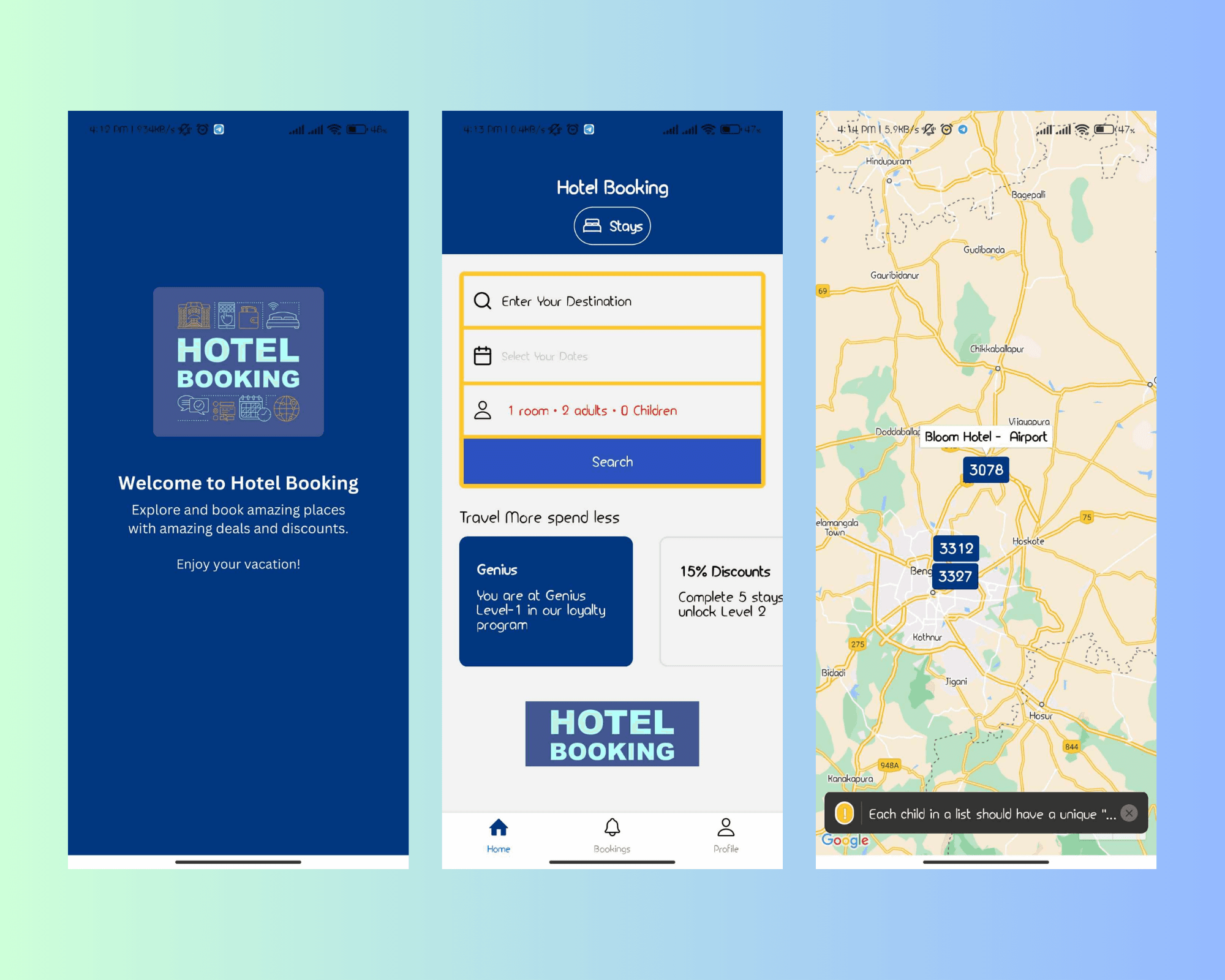 Hotel Booking Mobile App
