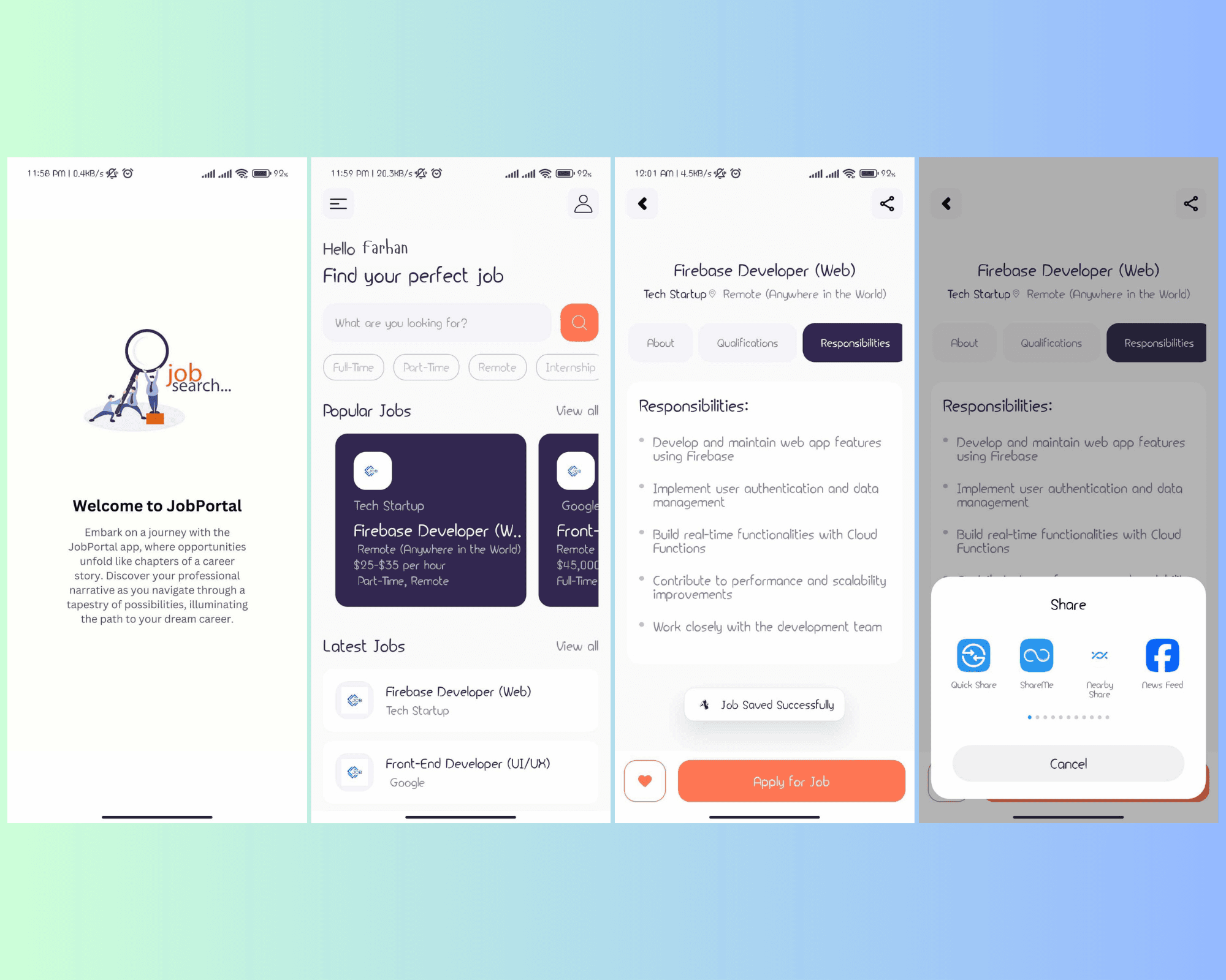 Job Portal Mobile App